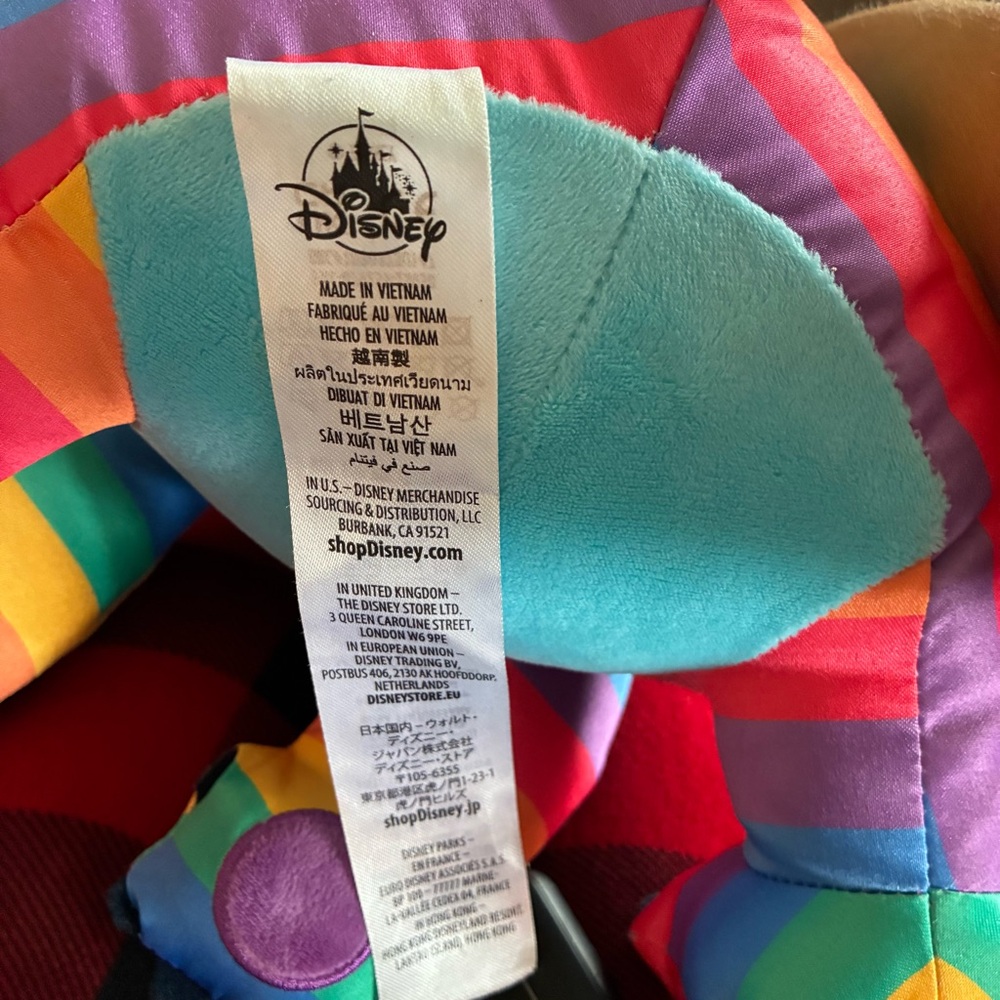 Disney Pride Stitch Plush 🌈 Medium 12.5” – 2023 Collection – Excellent - Picture 3 of 3